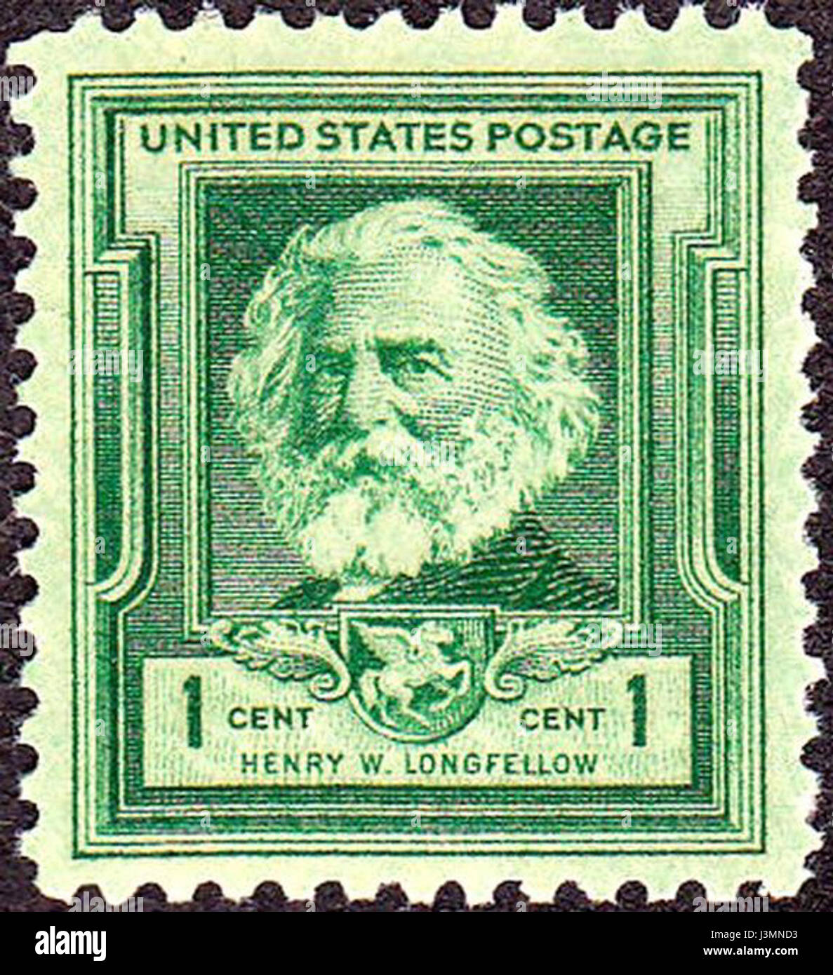 Henry Wadsworth Longfellow 1940 Question 1c Banque D'Images