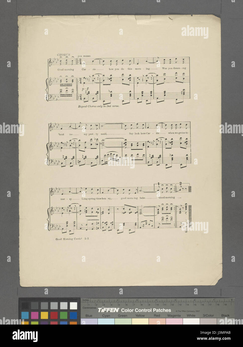 Cette image, intitulée 'Good Morning Carrie !' De la collection NYPL, remonte à 1926. Il présente une illustration de la série Hadès, une référence à la mythologie antique. L'image capture une interprétation artistique du début du XXe siècle de thèmes mythologiques, reflétant les tendances culturelles et artistiques de l'époque. Banque D'Images