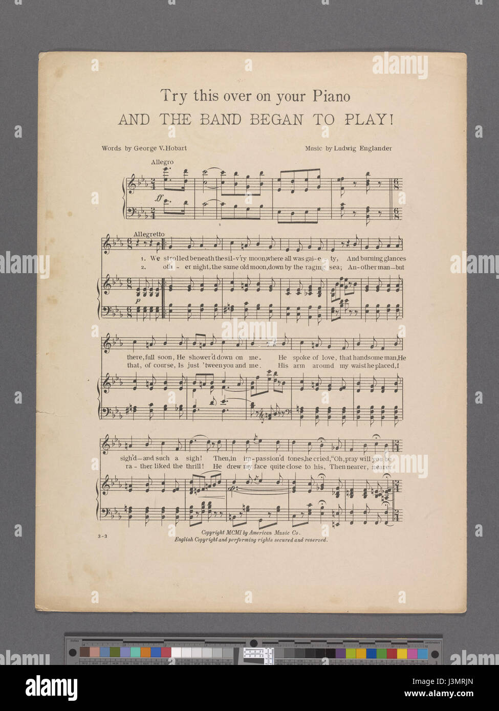 Si je devrais dire au revoir (NYPL Hadès 19278501956714) Banque D'Images