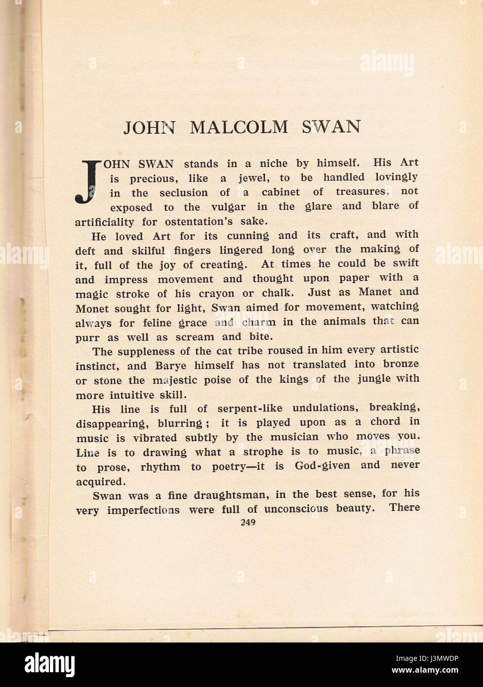 Cette œuvre de Hamilton fait référence à une collection ou une série de portraits d’hommes que l’artiste a peints, avec un accent sur la 249e pièce de la collection. Banque D'Images