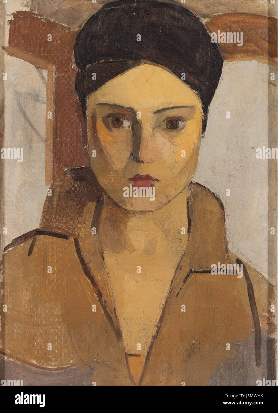 Hale Asaf Self Portrait 1920 Banque D'Images