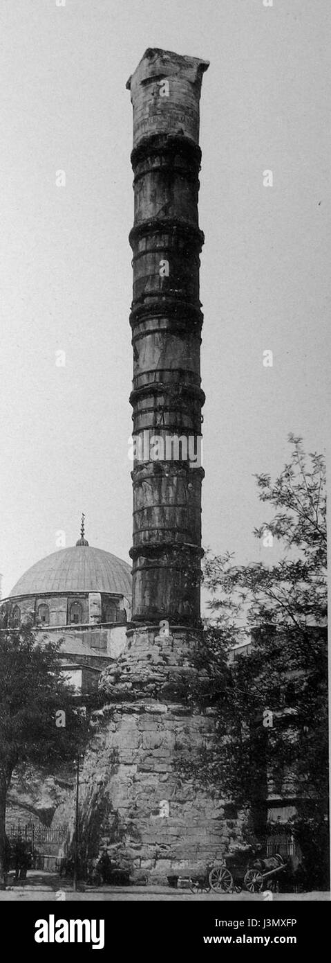 La colonne de Constantin Gurlitt Banque D'Images