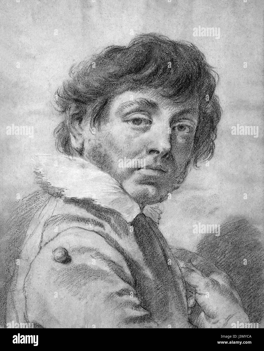 Giambattista Piazzetta était un peintre rococo italien connu pour ses thèmes religieux et mythologiques, contribuant de manière significative à l'art vénitien au XVIIIe siècle. Banque D'Images
