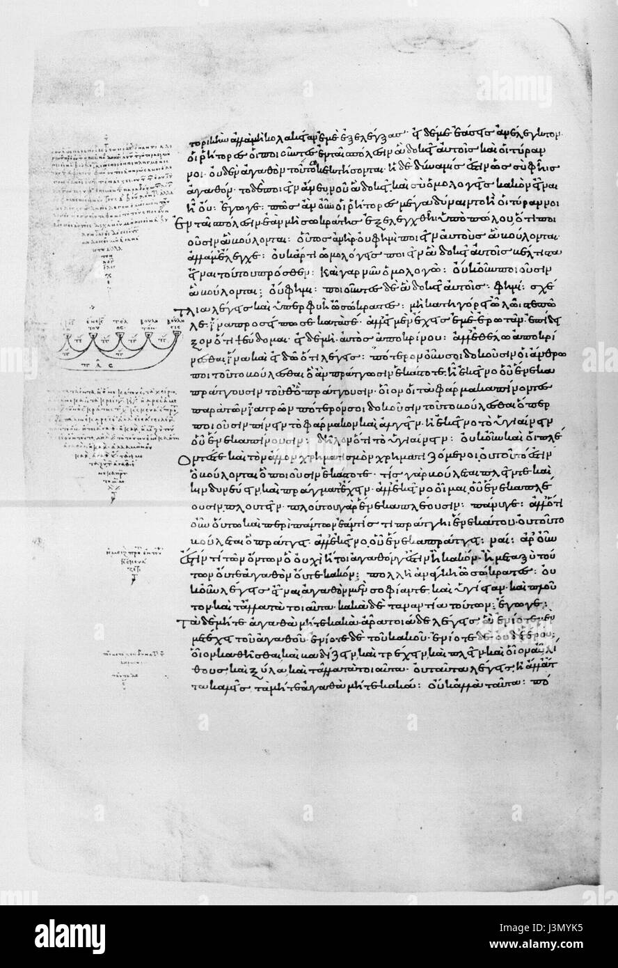 Un travail scientifique explorant les marginalia de Gorgias, avec un accent sur les contributions philosophiques de Platon. Il examine les intersections entre les théories rhétoriques de Gorgias et les idées de Platoâ, fournissant un aperçu de la philosophie classique. Banque D'Images