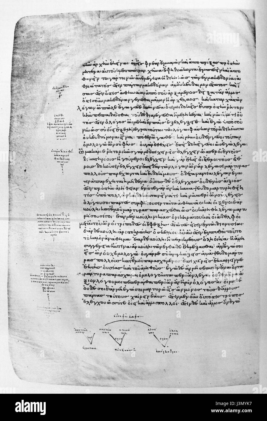 Gorgias marginalia 05. Clarke Platon Banque D'Images