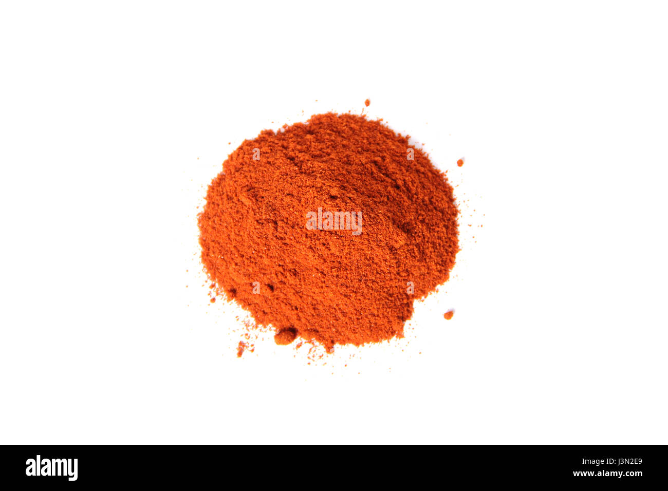 Poivre de Cayenne en poudre Banque D'Images