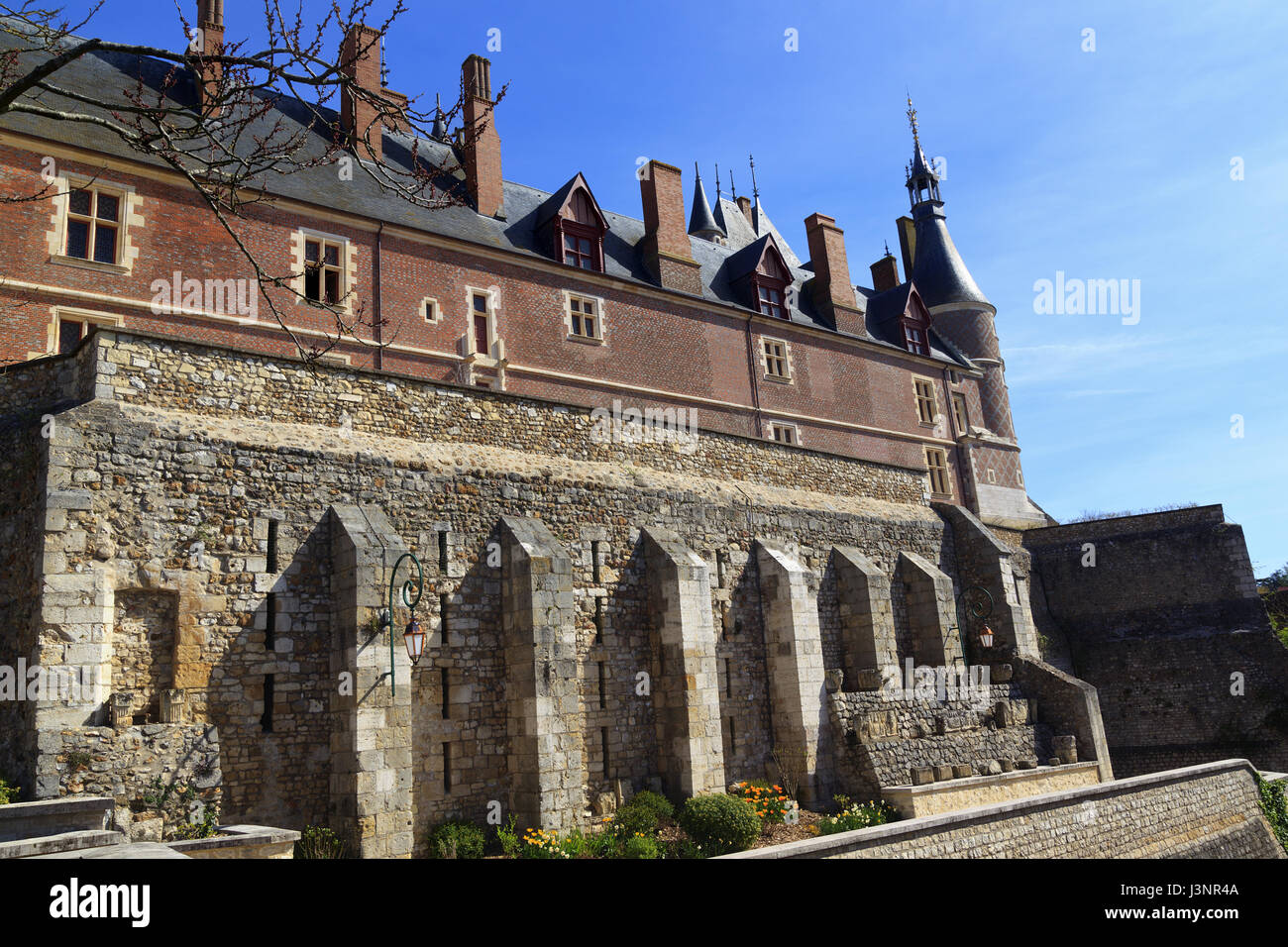 Château de Gien dans la vallée de la Loire France Banque D'Images