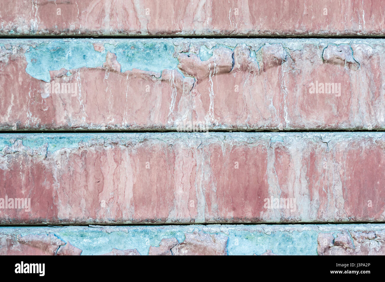 Les détails de l'écaillage de la peinture Banque D'Images