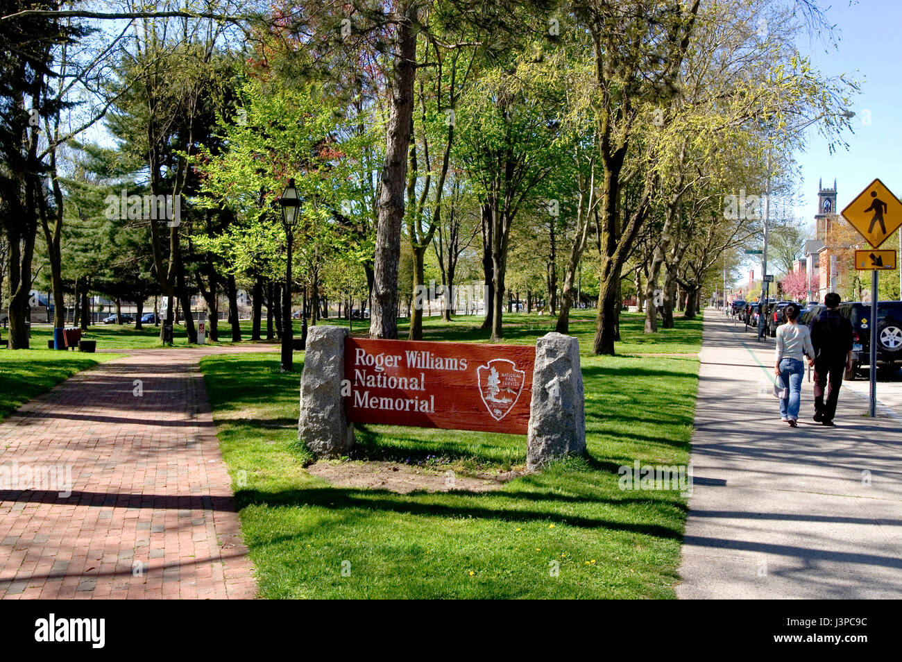 Roger Williams Memorial dans le centre-ville de Providence, Rhode Island, USA Banque D'Images