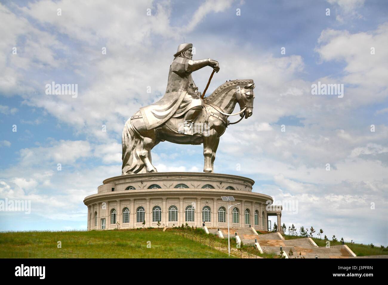 Statue de Gengis Khan est un complexe de 40 mètres de haut statue de Gengis Khan, en Boldogeast Tsonjin de la capitale mongole Oulan-bator Banque D'Images