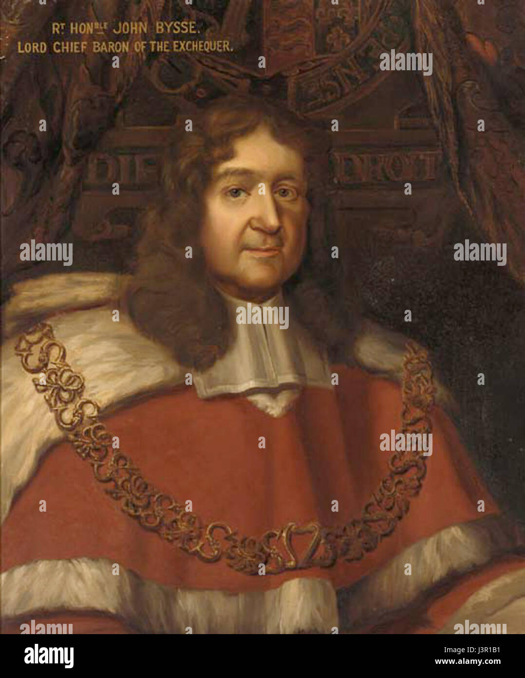Personnage historique, John Bysse, connu pour ses contributions à la politique ou à la culture anglaise moderne. Banque D'Images