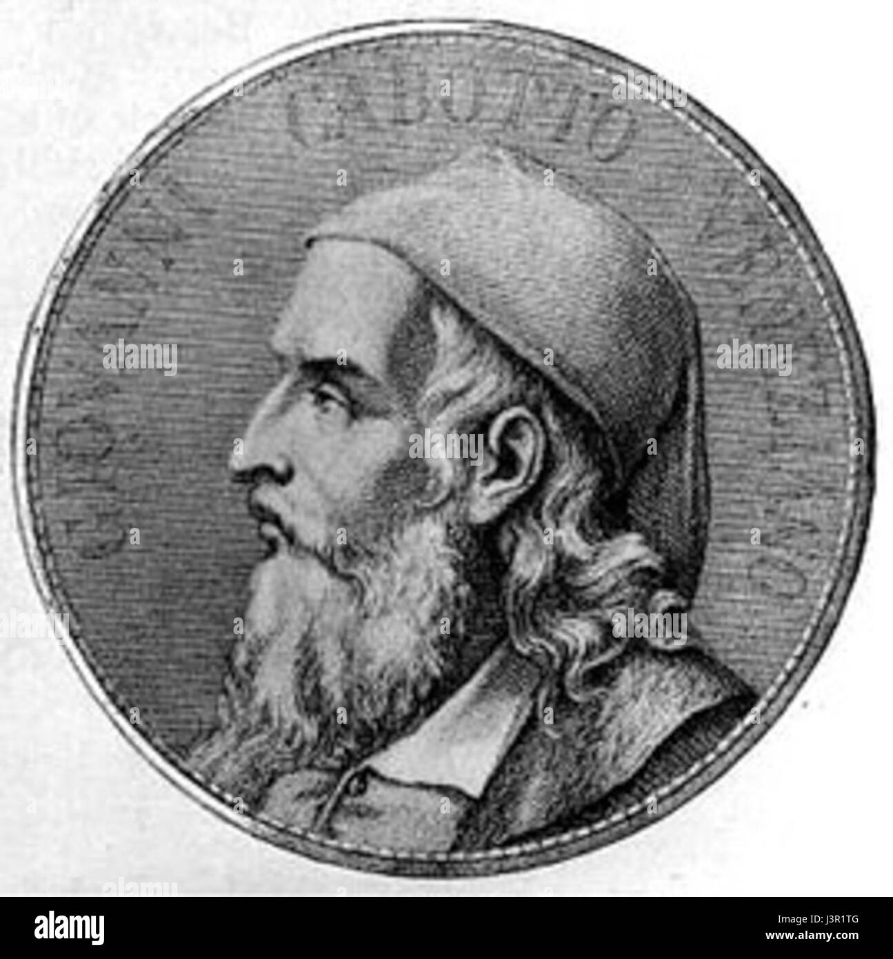 John Cabot était un explorateur italien connu pour son voyage en Amérique du Nord en 1497, sous le drapeau anglais. Il est crédité de la découverte de parties du littoral nord-américain, jetant les bases de la colonisation anglaise ultérieure. Banque D'Images