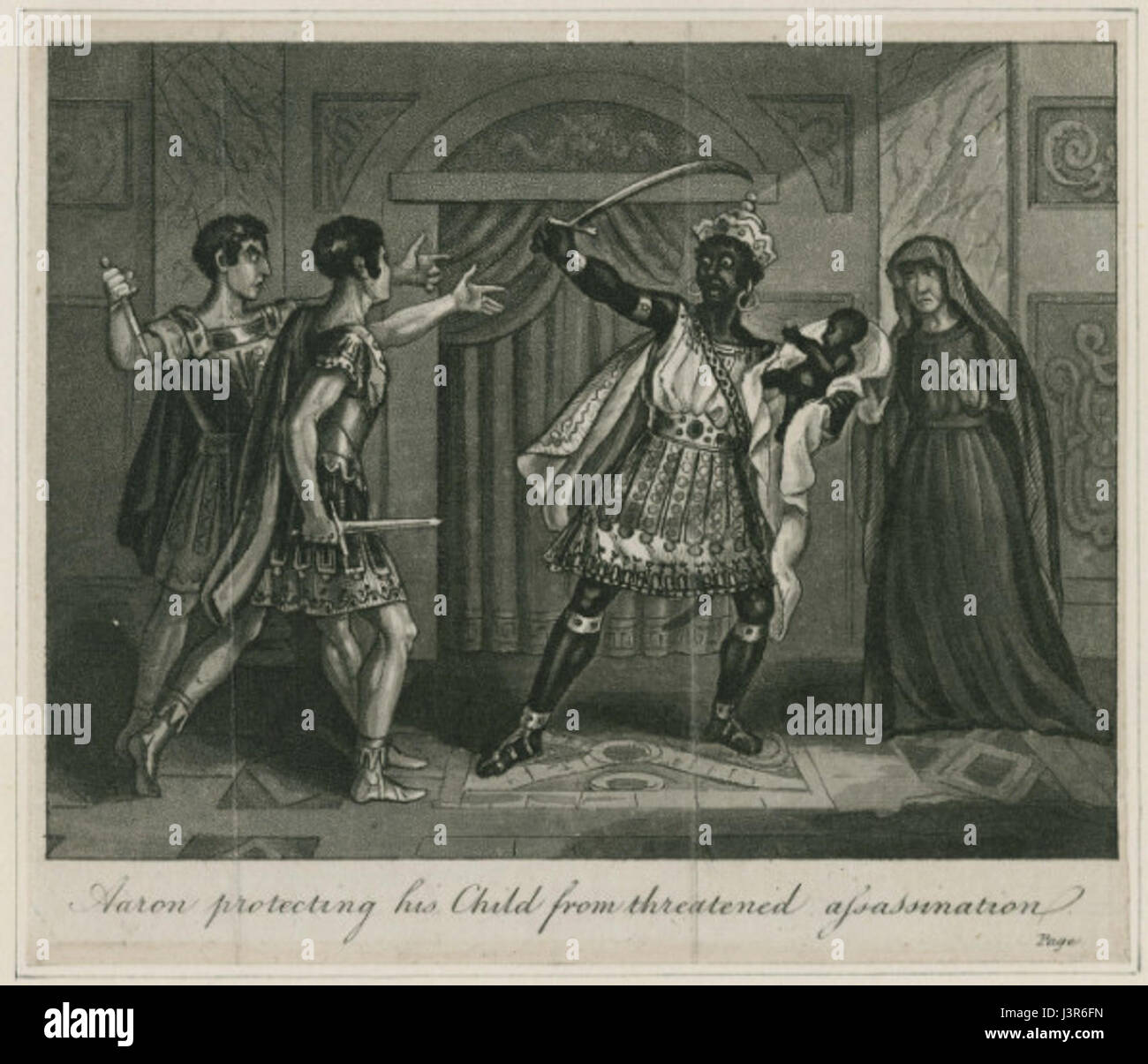 Illustration des tombes Banque D'Images