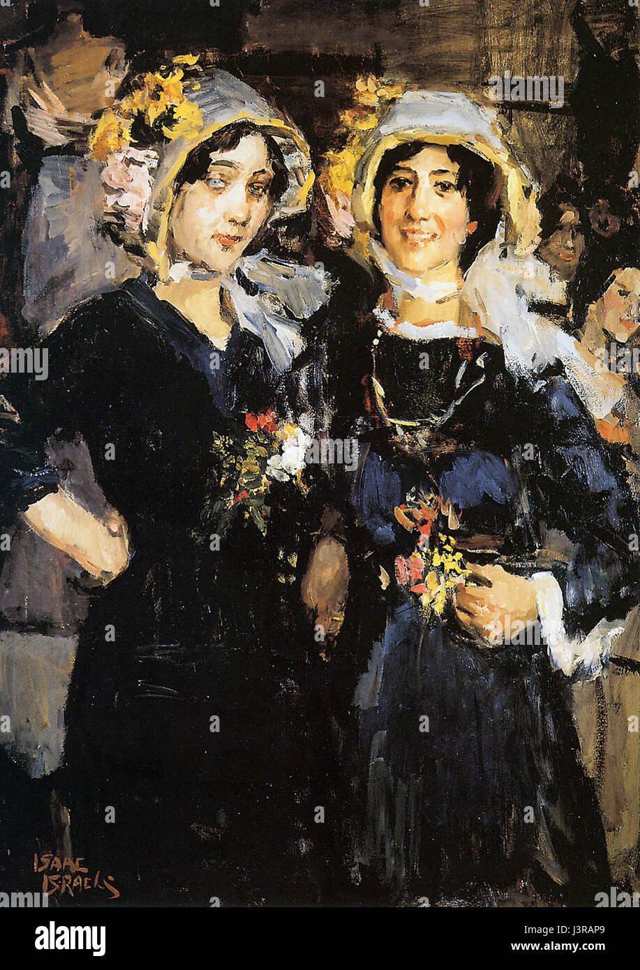 Isaac Israels femmes deux Chatherinettes Sun Paris Banque D'Images