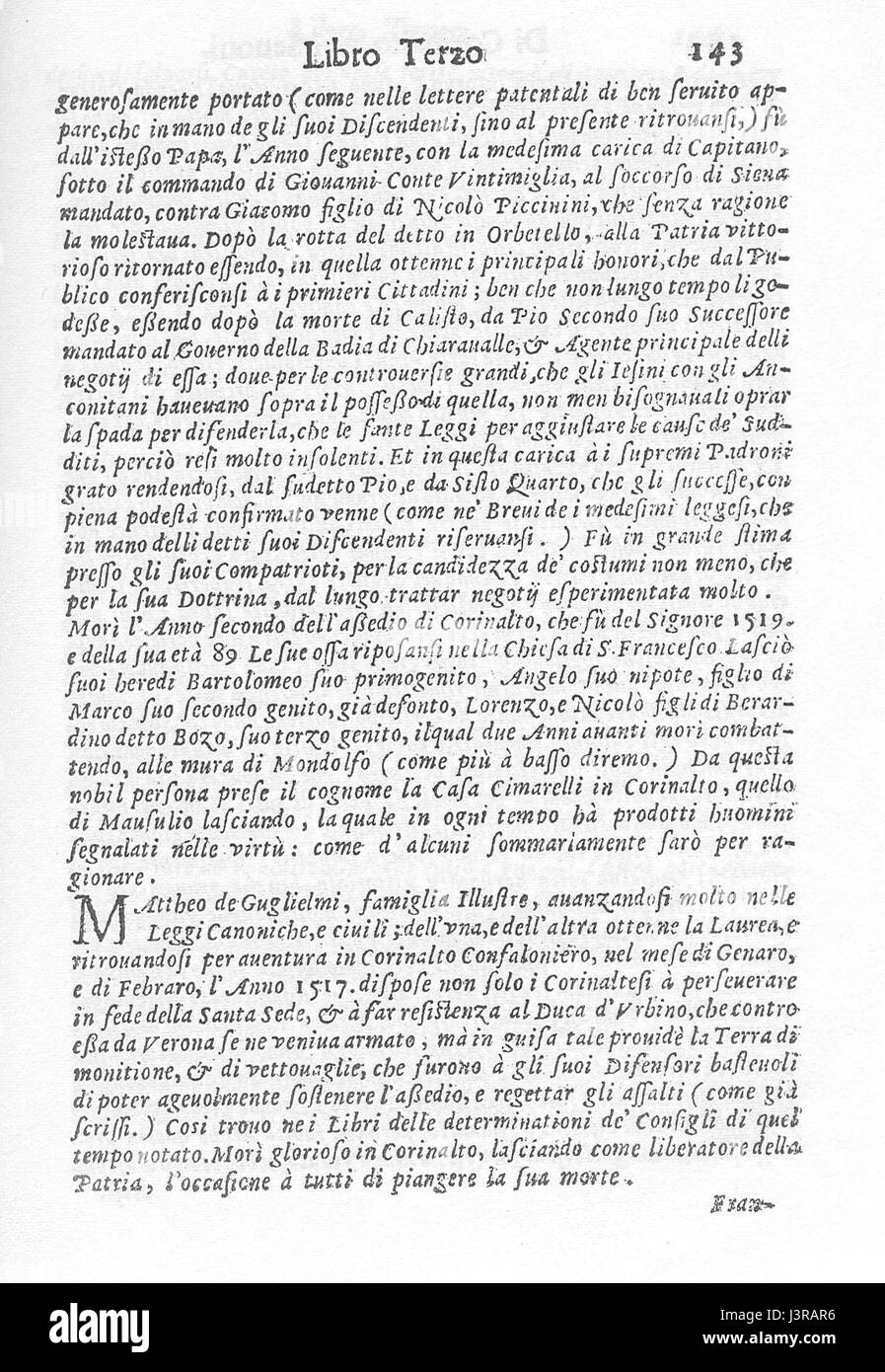 'Istorie dello Stato di Urbino' (histoire de l'état d'Urbino) est une œuvre historique qui se concentre sur le développement et la politique de la région italienne d'Urbino pendant la Renaissance. Banque D'Images