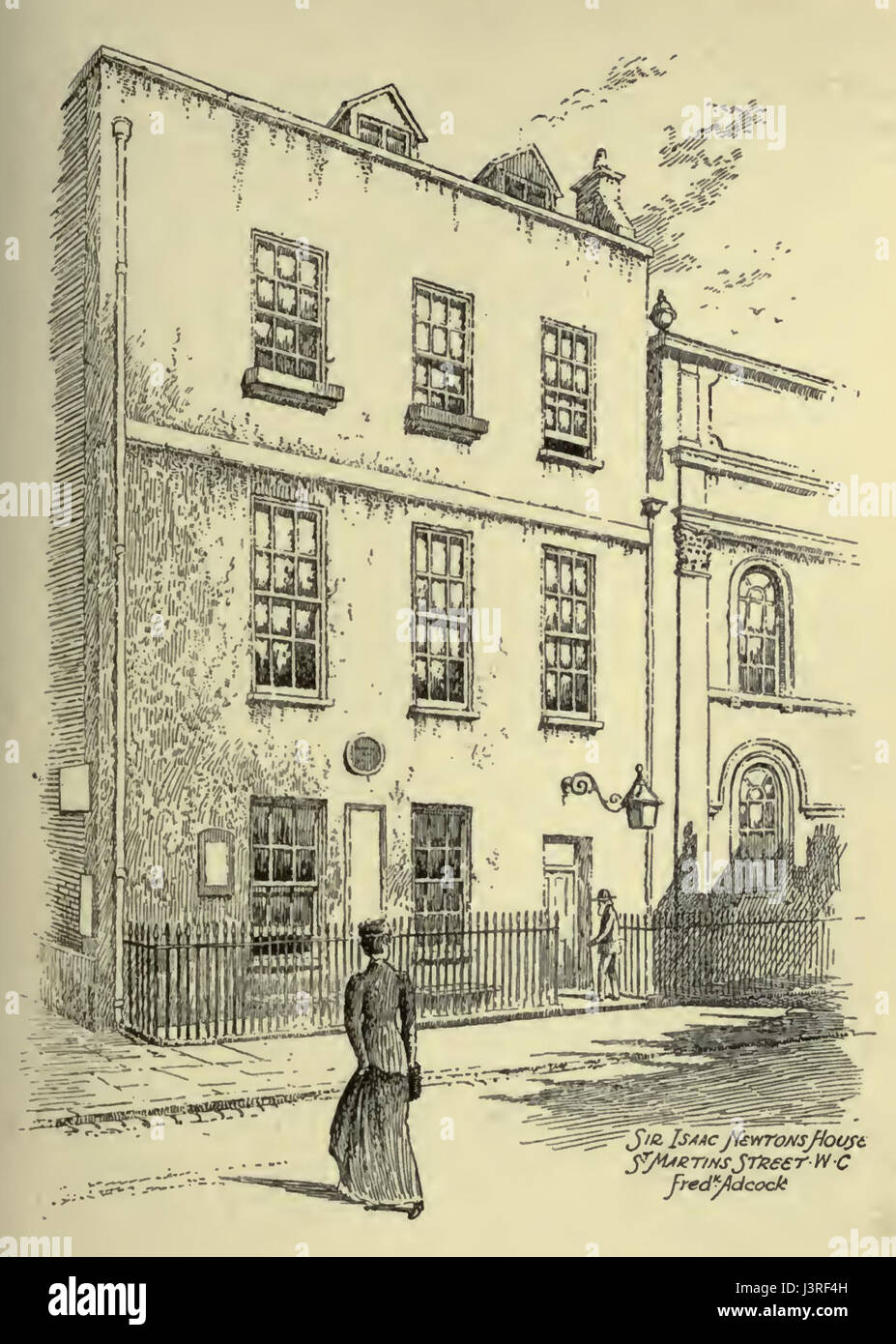 La maison d'Isaac Newton, située à Woolsthorpe, Lincolnshire, Angleterre, est le lieu de naissance du célèbre scientifique. Le travail de Newton sur la gravité et les lois du mouvement a révolutionné la science, et sa maison est un site historique. Banque D'Images