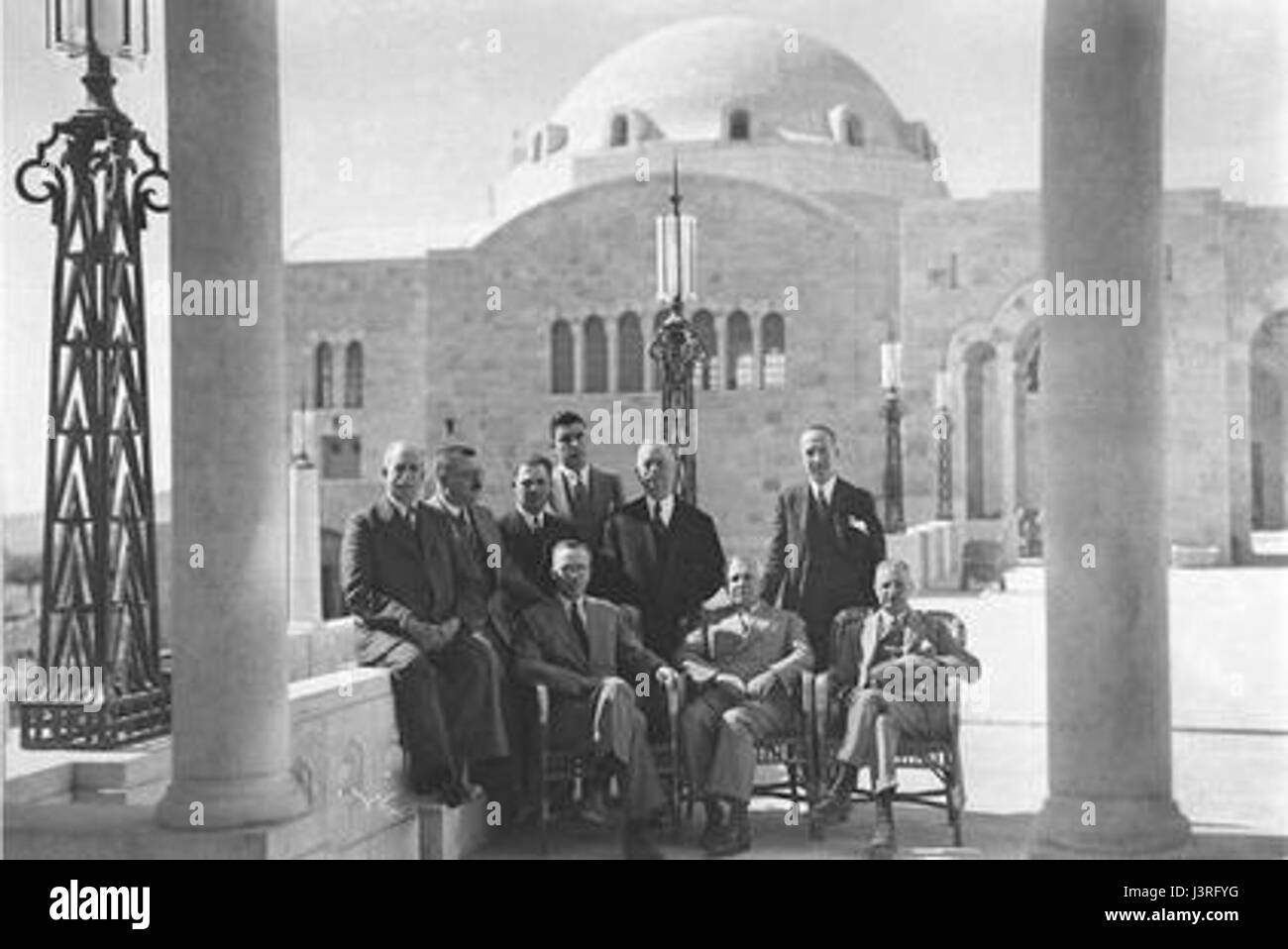 Le YMCA international de Jérusalem, créé en 1933, est un bâtiment emblématique de Jérusalem, connu pour son architecture distinctive et comme centre d’activités communautaires et culturelles. Banque D'Images