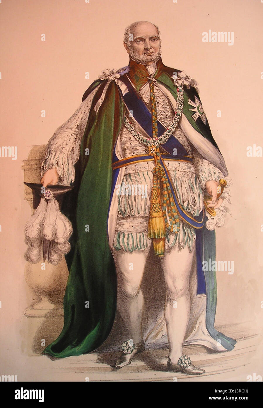 Chevalier de l'Ordre du Chardon Banque D'Images