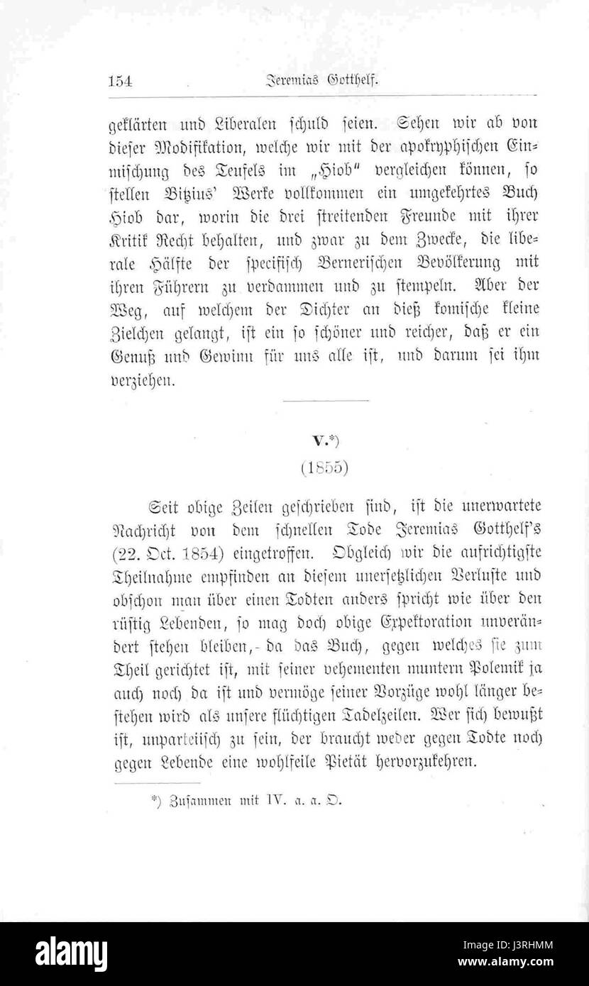 Keller Gotthelf 154 Banque D'Images