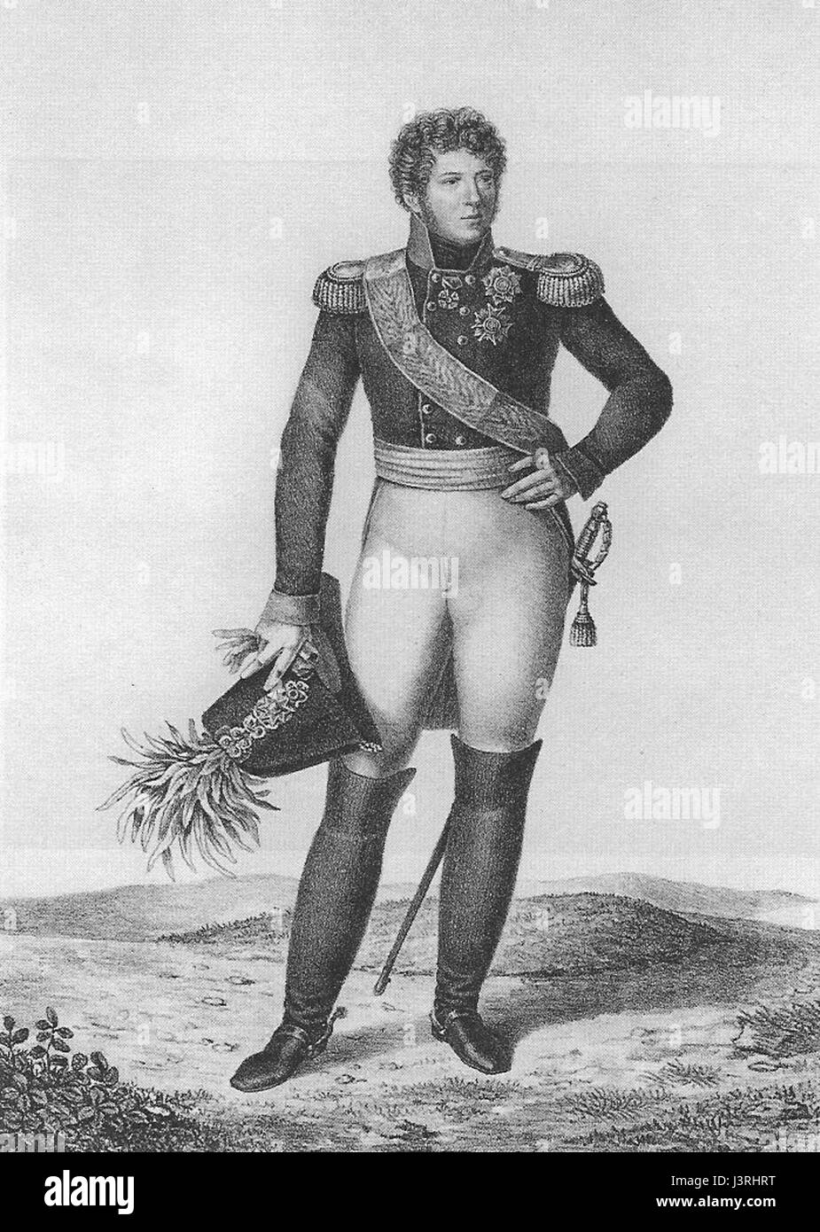 Karl Ludwig Friedrich, Grand-duc de Bade (8 juillet 1786 à Karlsruhe le 8 décembre 1818 à Rastatt) Banque D'Images