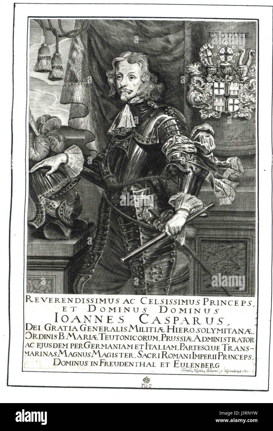 Johann Caspar von Ampringen Banque D'Images