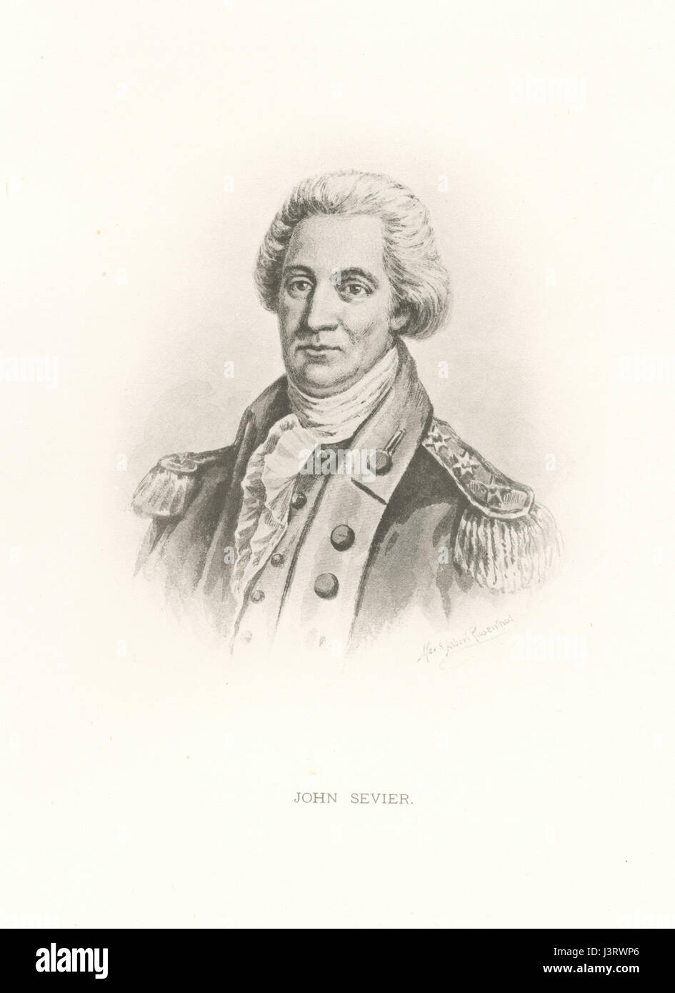 John Sevier (NYPL NYPG97 F85 423405) Banque D'Images