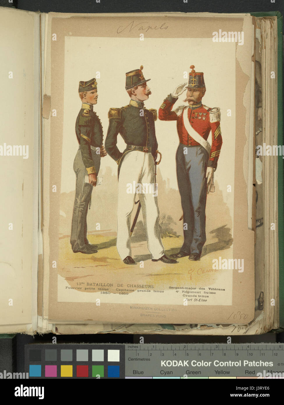 L'Italie. Royaume des Deux-Siciles, 1849 1859 (NYPL b14896507 1609657) Banque D'Images