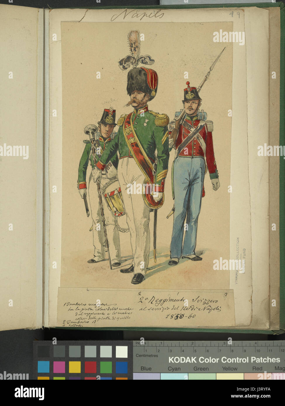 L'Italie. Royaume des Deux-Siciles, 1849 1859 (NYPL b14896507 1609699) Banque D'Images