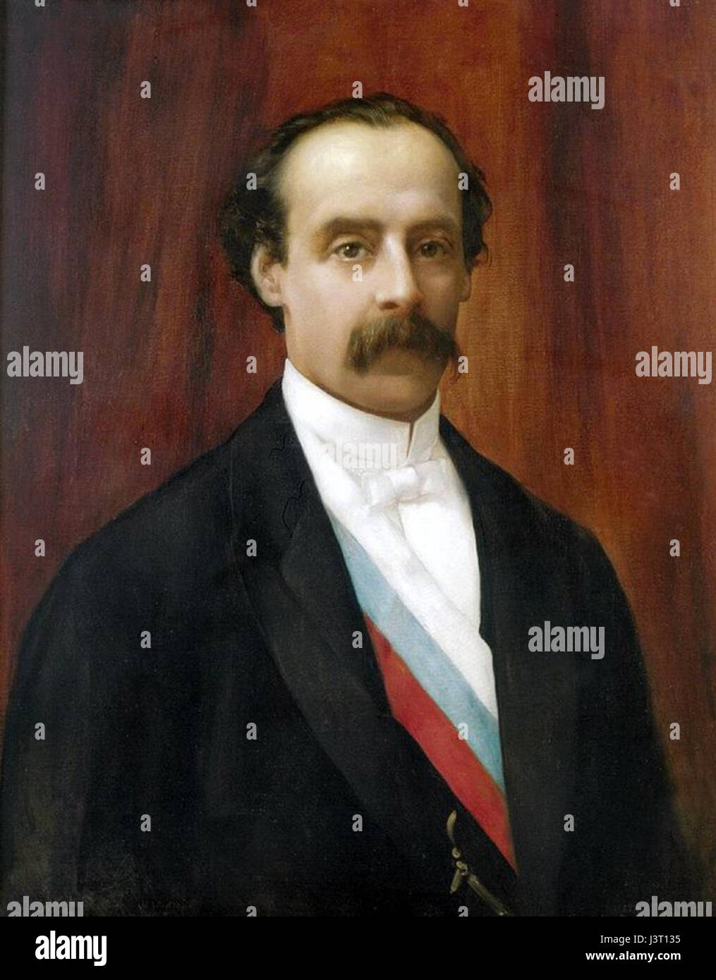 JosÃ© Manuel Balmaceda était un homme politique et président chilien qui a servi de 1886 à 1891. Sa présidence a été marquée par des tensions politiques importantes, conduisant à la guerre civile chilienne et à sa chute. Banque D'Images