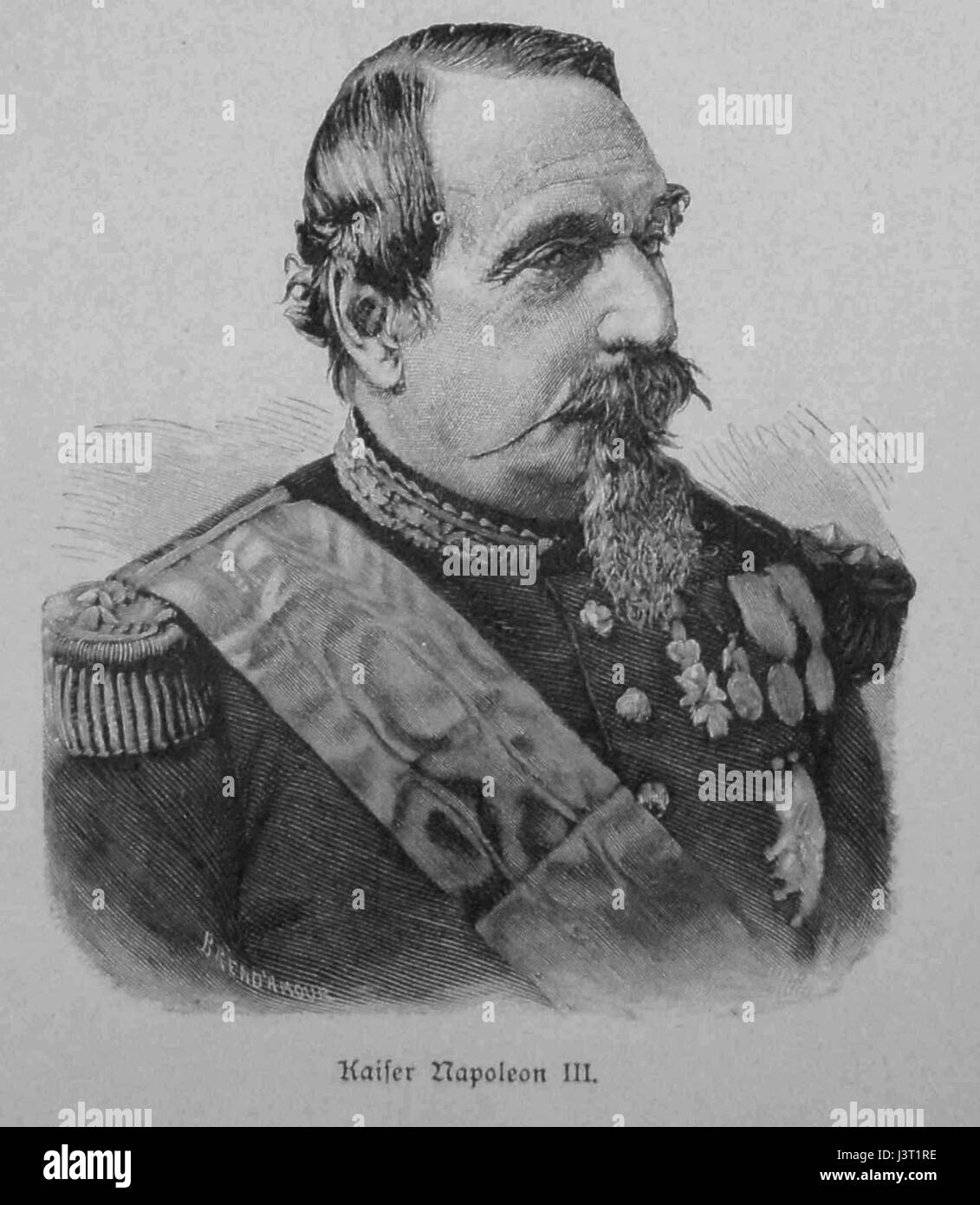 Le Kaiser Napoléon III, également connu sous le nom de neveu de Napoléon Bonaparte, fut le souverain de France de 1852 à 1870. Il a joué un rôle important dans la modernisation de la France, promouvant l'industrialisation, les infrastructures et les ambitions impériales pendant son règne. Banque D'Images