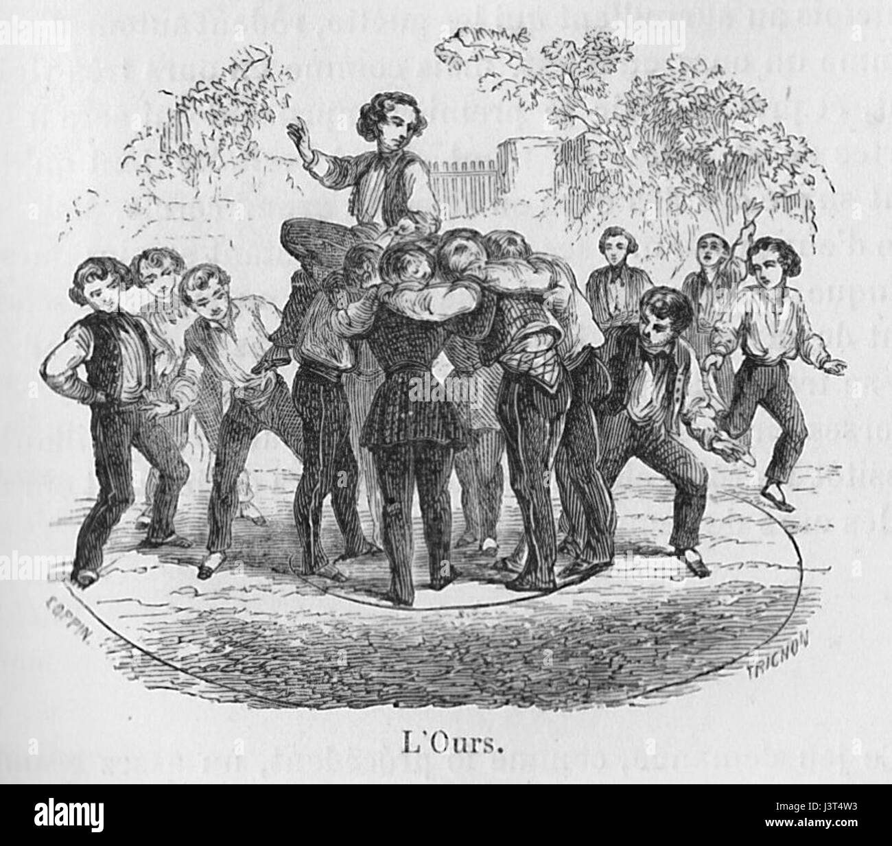 Jeu de l’ours Banque D'Images