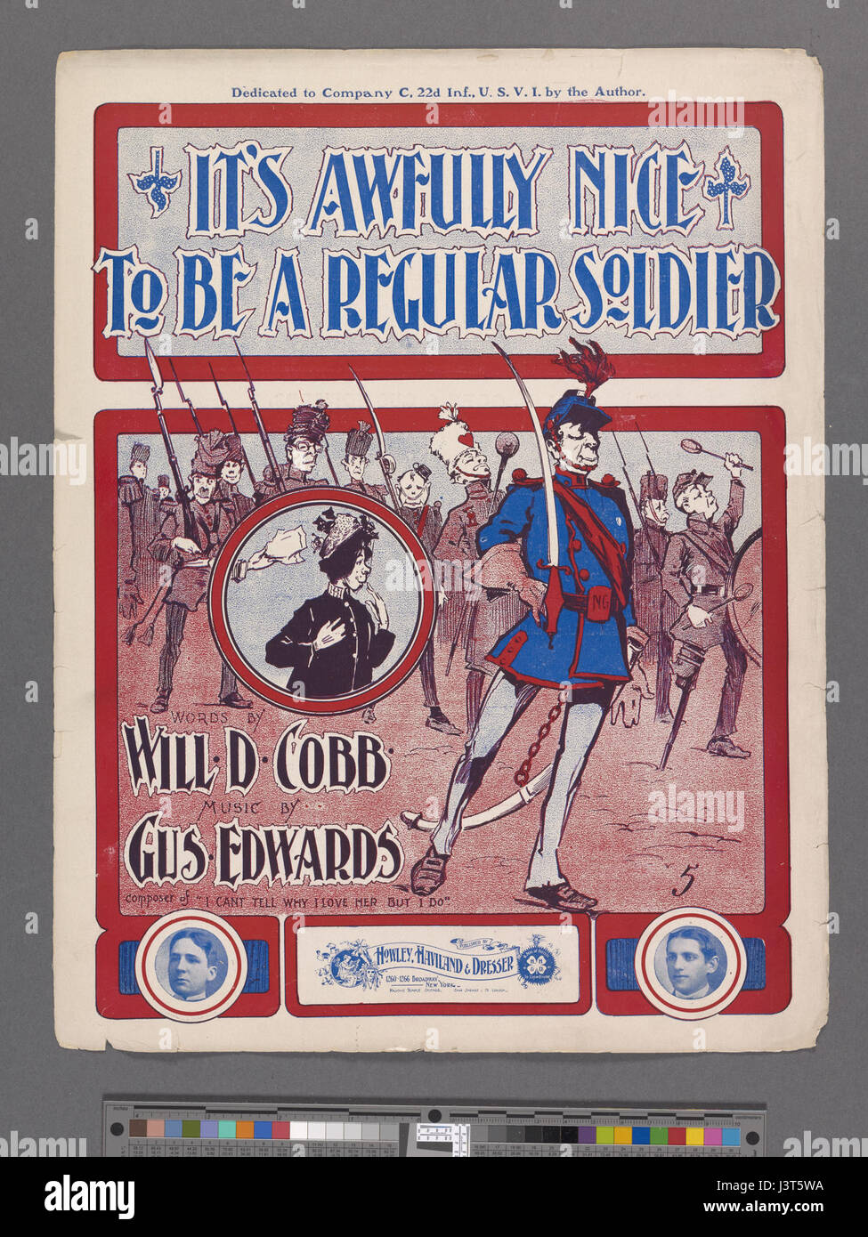 « It's Awfully Nice to Be a Regular Soldier » est une publication de la collection de la New York public Library, explorant probablement la vie et les expériences d'un soldat commun dans des contextes historiques, peut-être à partir du début du XXe siècle. Banque D'Images