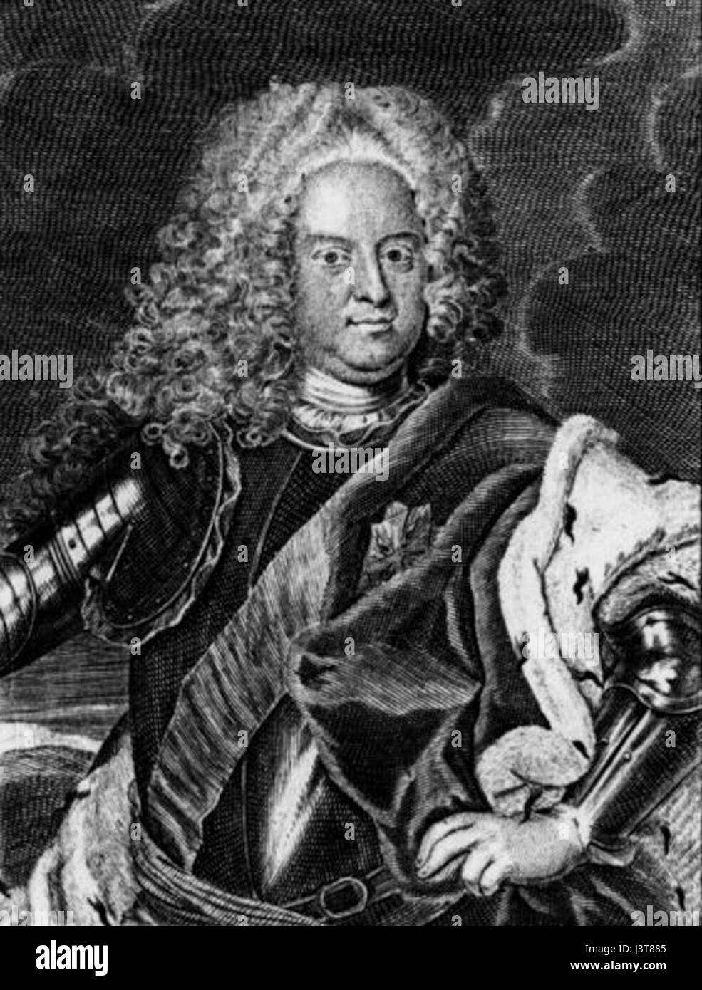 Johann Adolf II von Sachsen Weissenfels b Banque D'Images
