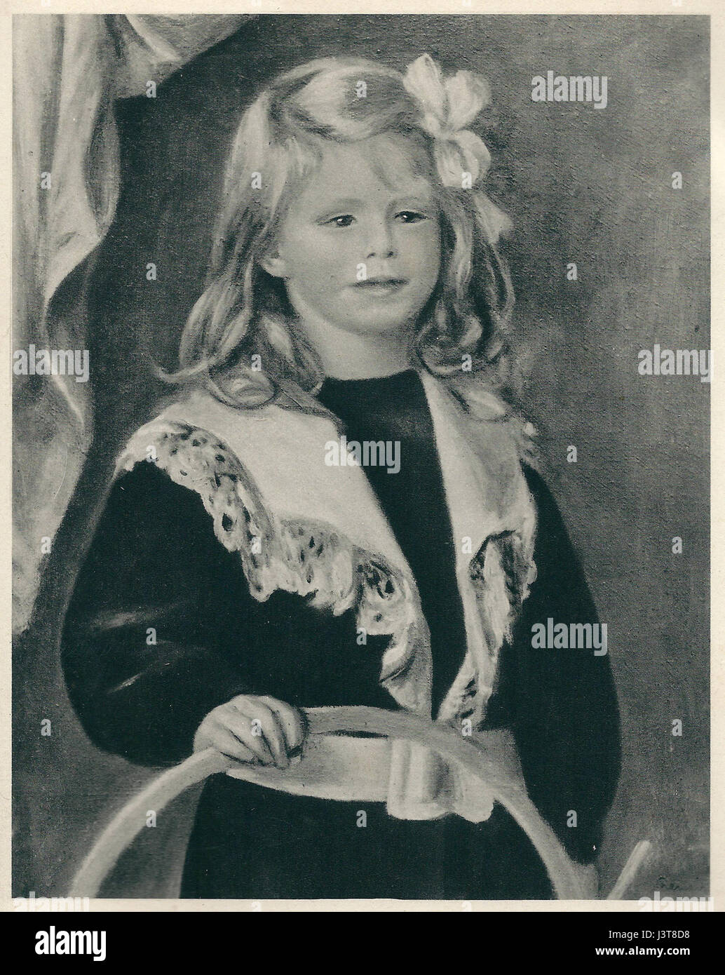 Ce tableau, créé par Auguste Renoir en 1898, représente Jean Renoir, le fils de l'artiste, dans un moment ludique, reflétant l'accent mis par le style impressionniste sur la lumière, la couleur et la vie quotidienne. Banque D'Images