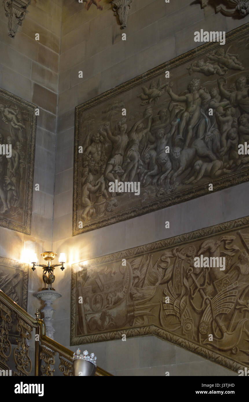 Chatsworth house interior Banque de photographies et d’images à haute ...