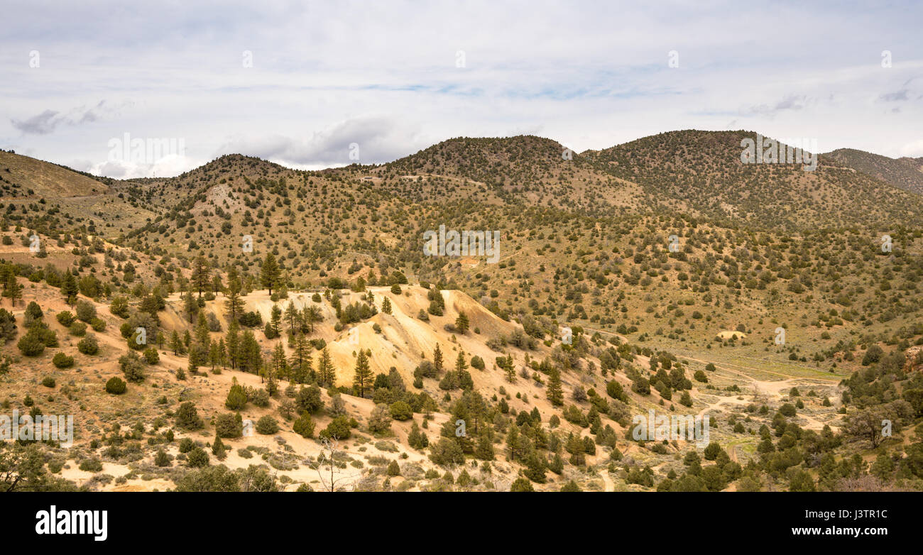Virginia City dans le Nevada a été centre de l'or et l'argent rush Banque D'Images