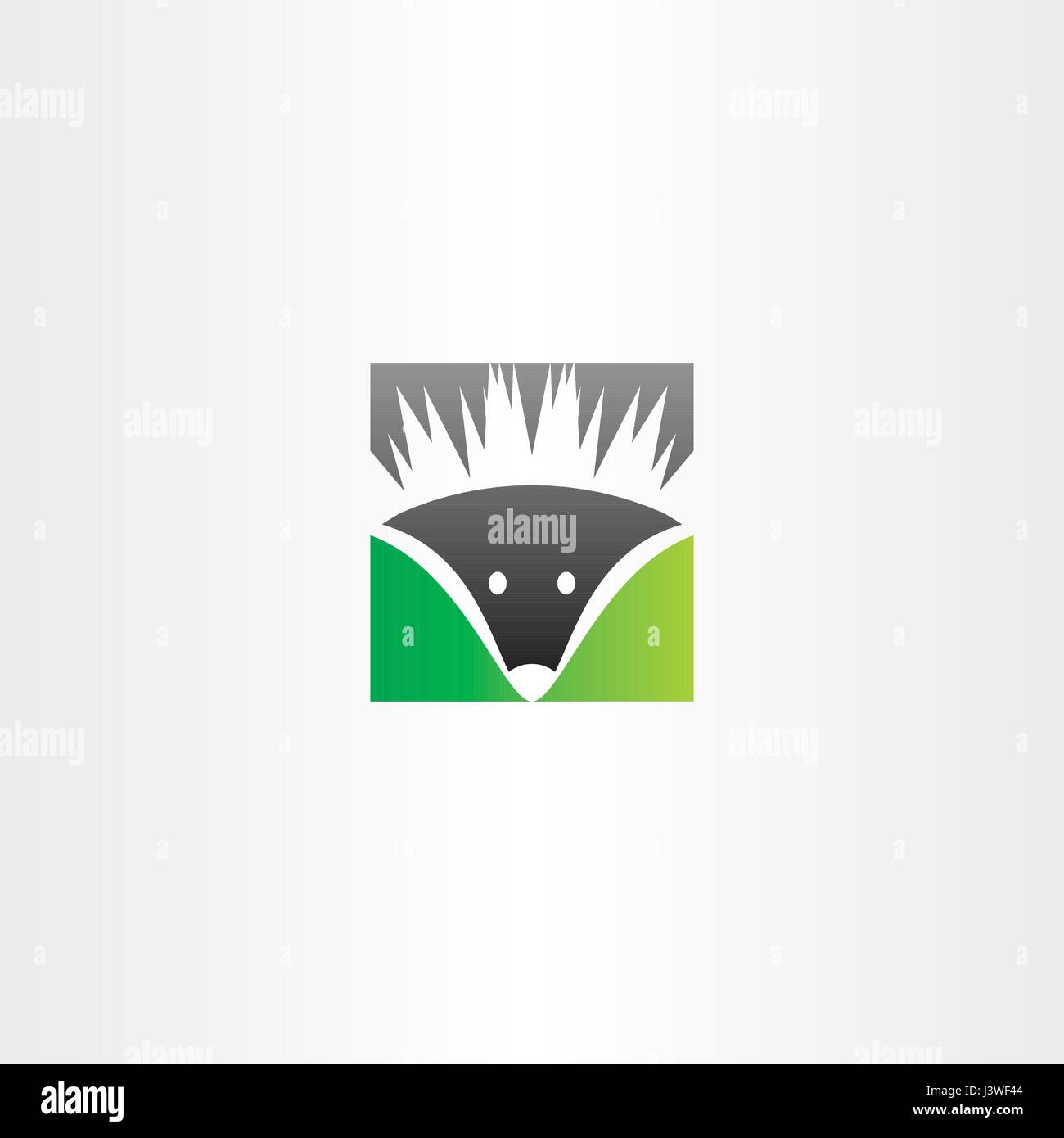 Logo symbole icône vecteur hérisson Image Vectorielle Stock - Alamy