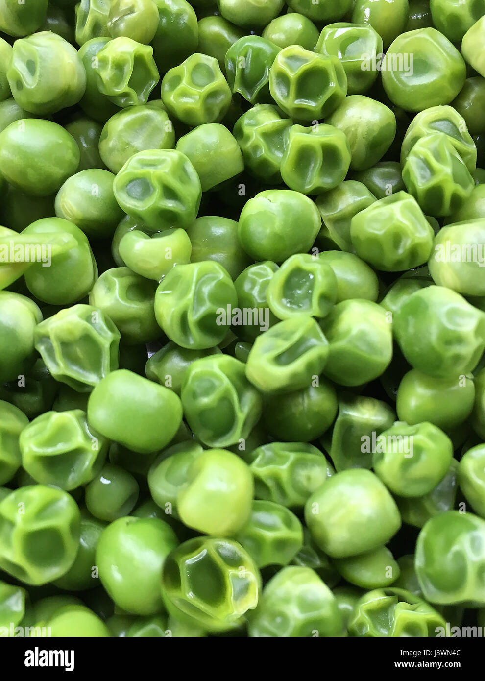 Gros plan du pois trop cuit Banque D'Images