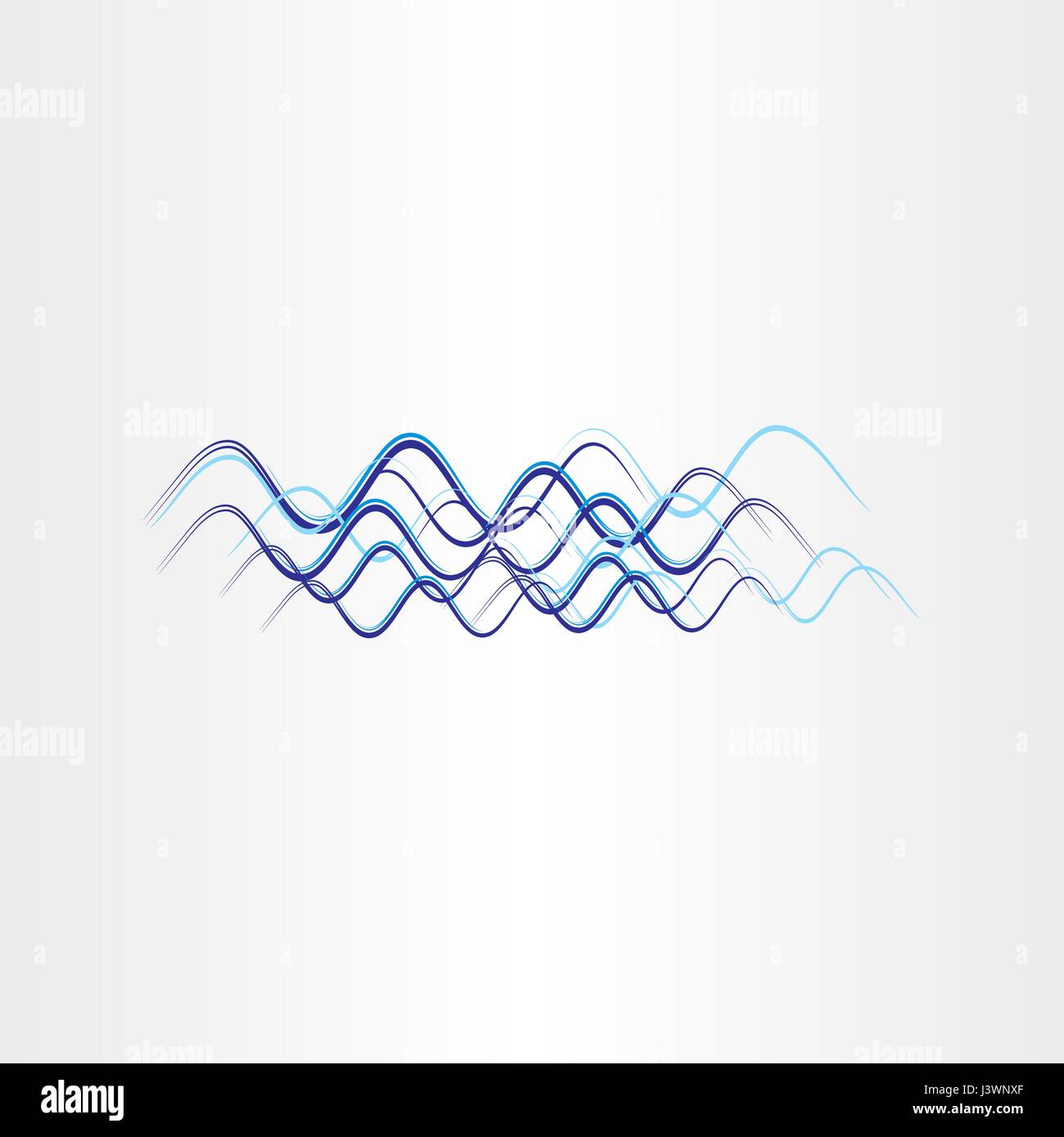 Les ondes radio fréquence vector icon Illustration de Vecteur