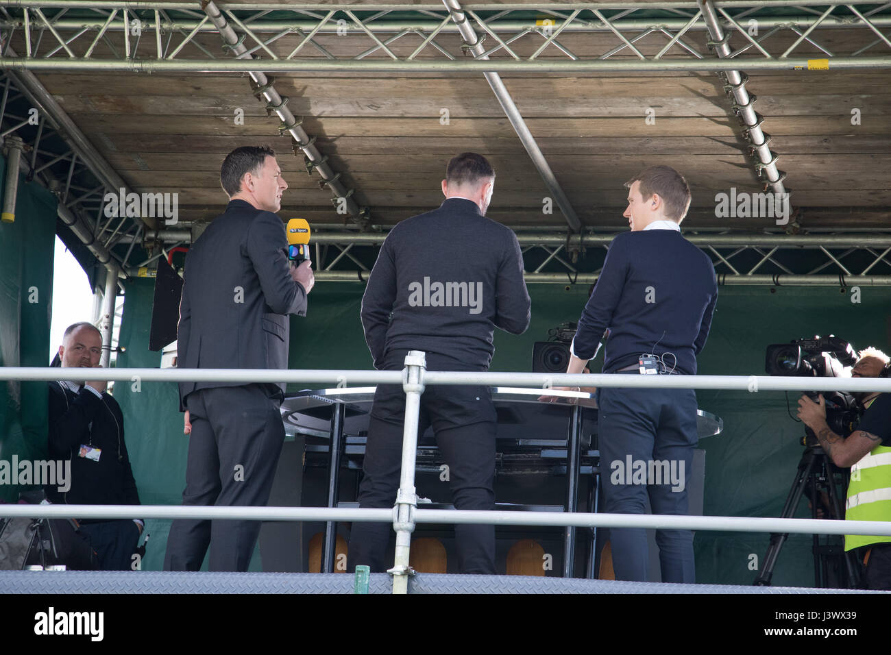 Glasgow, Scotland UK. 7 mai, 2017. Partick Thistle Glasgow Rangers v SPFL Dimanche 7 Mai 2017 - Objectifs de Doolan, McKay et Garner a vu la fin de la partie 2-1 de Rangers. Credit : Barry Cameron/Alamy Live News Banque D'Images