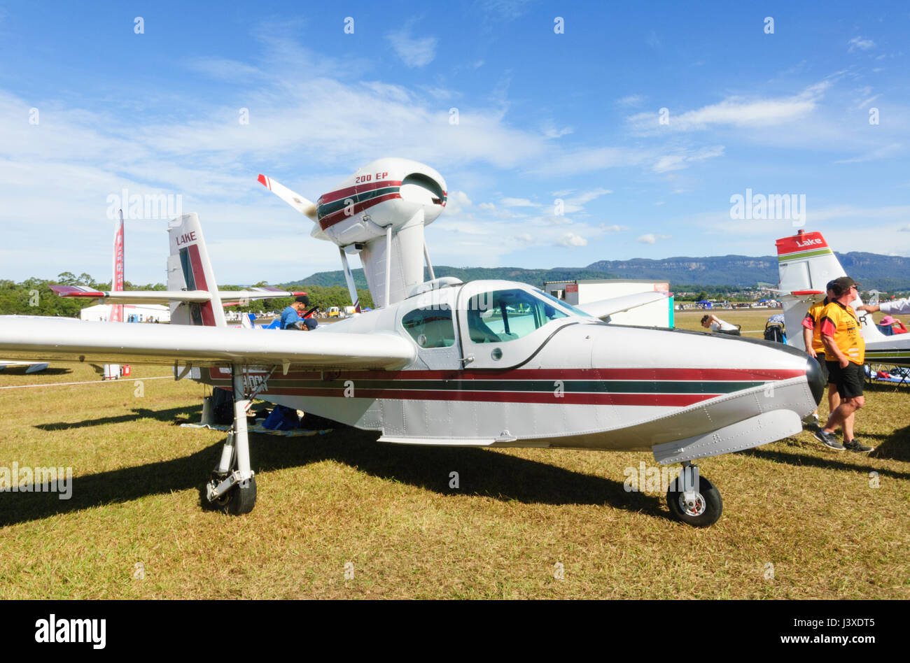 Lake LA-4-200 Buccaneer amphibie à l'Airshow 2017 Envolées d'Illawarra, Albion Park, NSW, Australie Banque D'Images