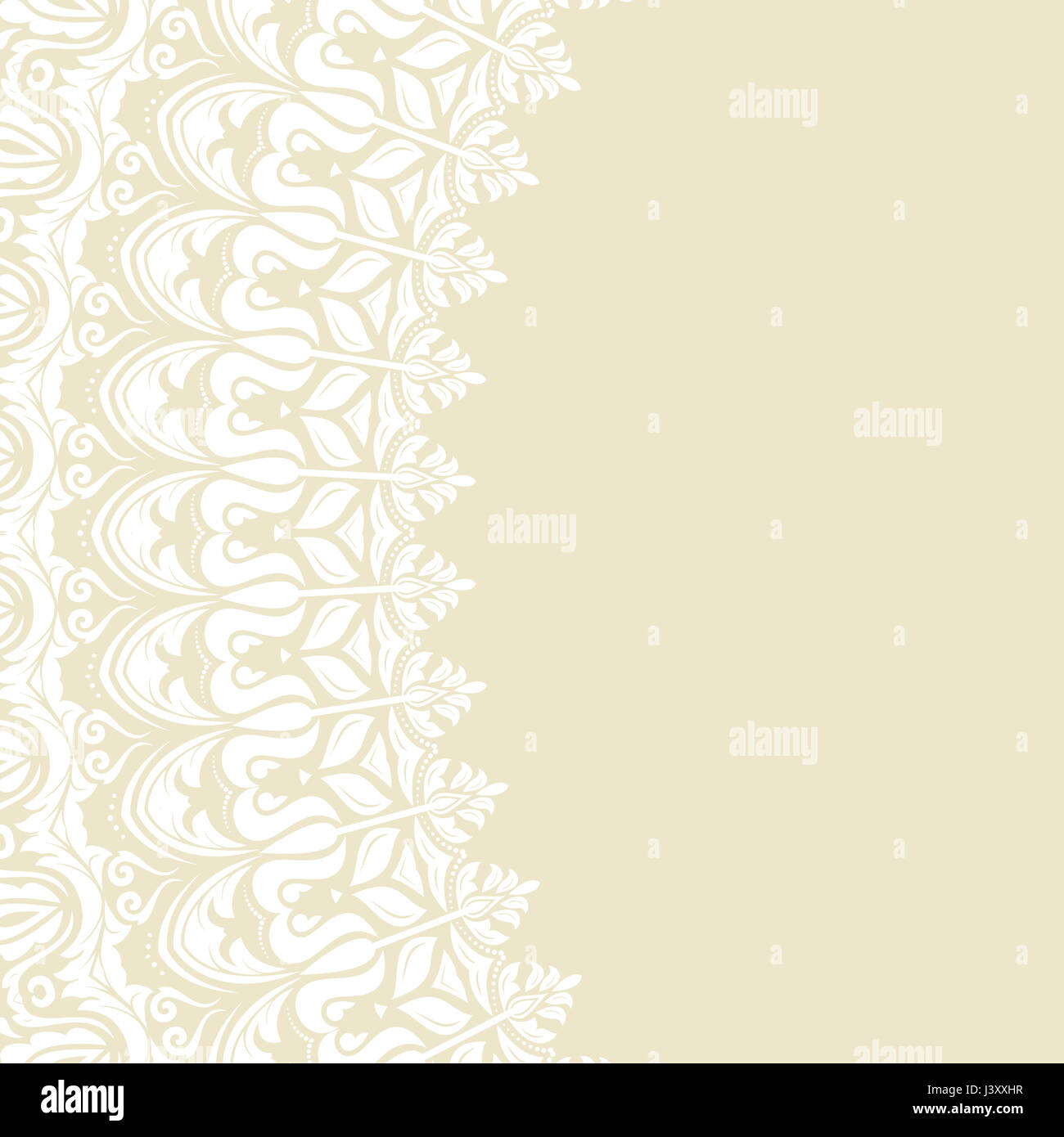 Tour moderne Floral Frame Banque D'Images