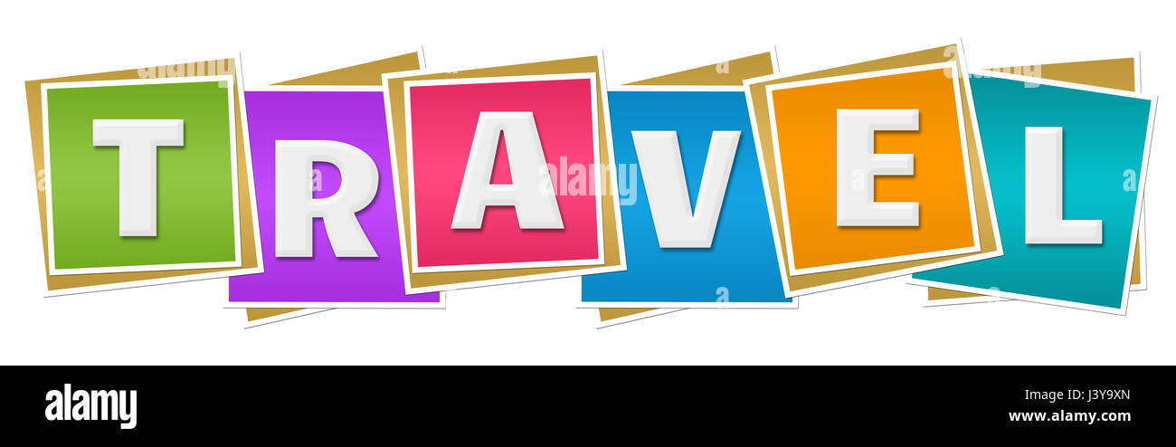 Les blocs colorés Banque D'Images