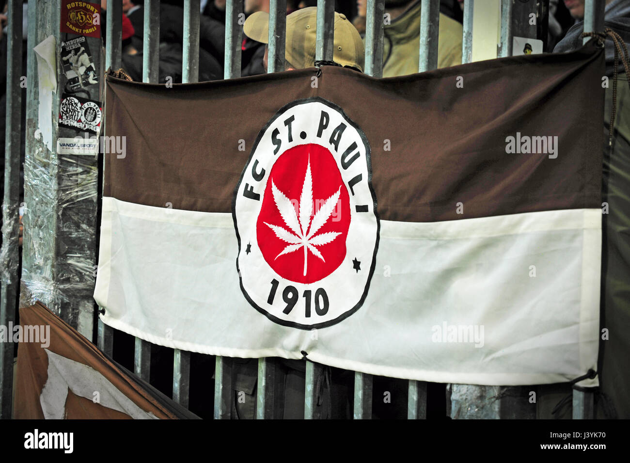 FC St Pauli, stade Millerntor, Hamburg, Deutschland Banque D'Images