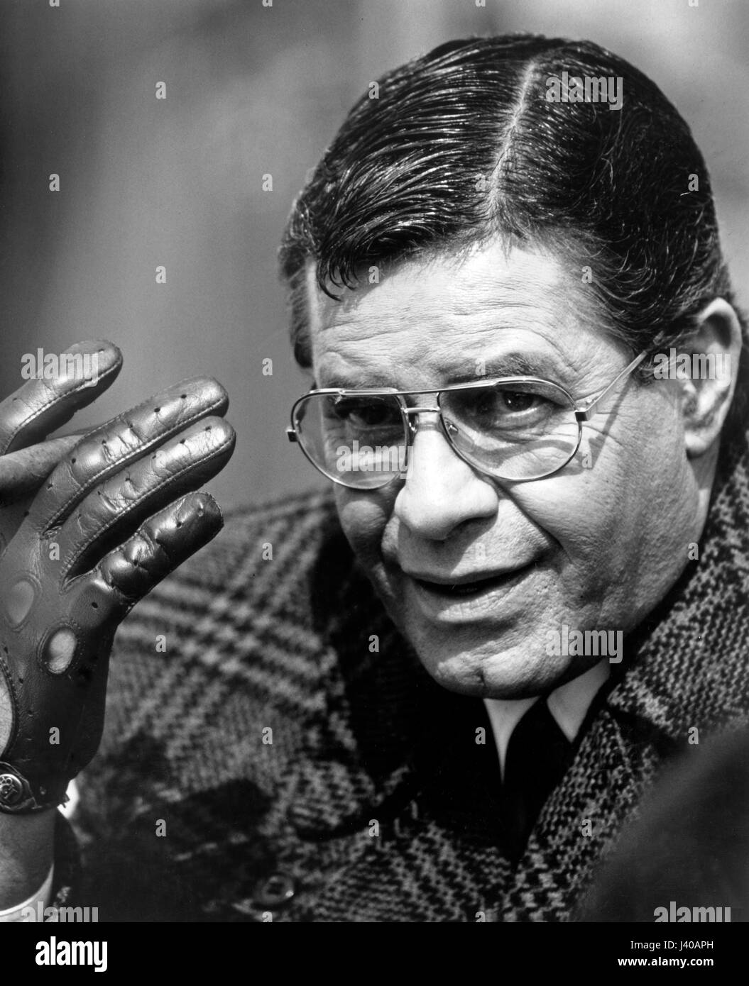 Der amerikanische Komiker, acteurs et actrices, SÄNGER, Produzent und Drehbuchautor, réalisateur Jerry Lewis. Banque D'Images