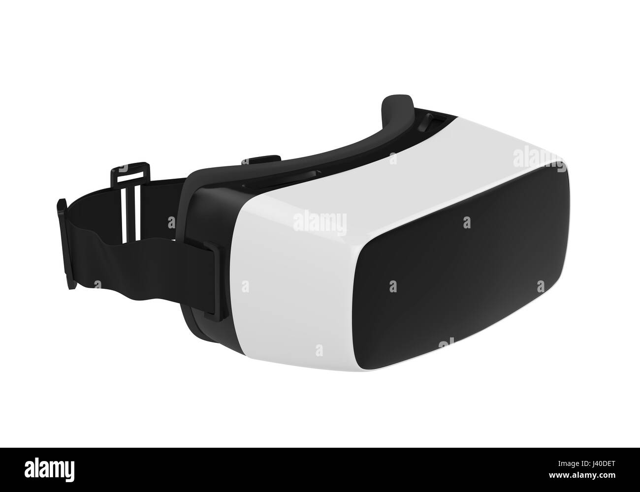 Casque de réalité virtuelle isolée Banque D'Images