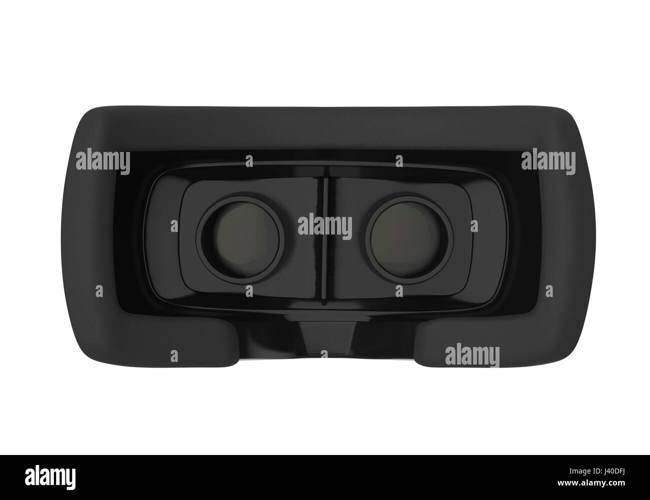 Casque de réalité virtuelle isolée Banque D'Images