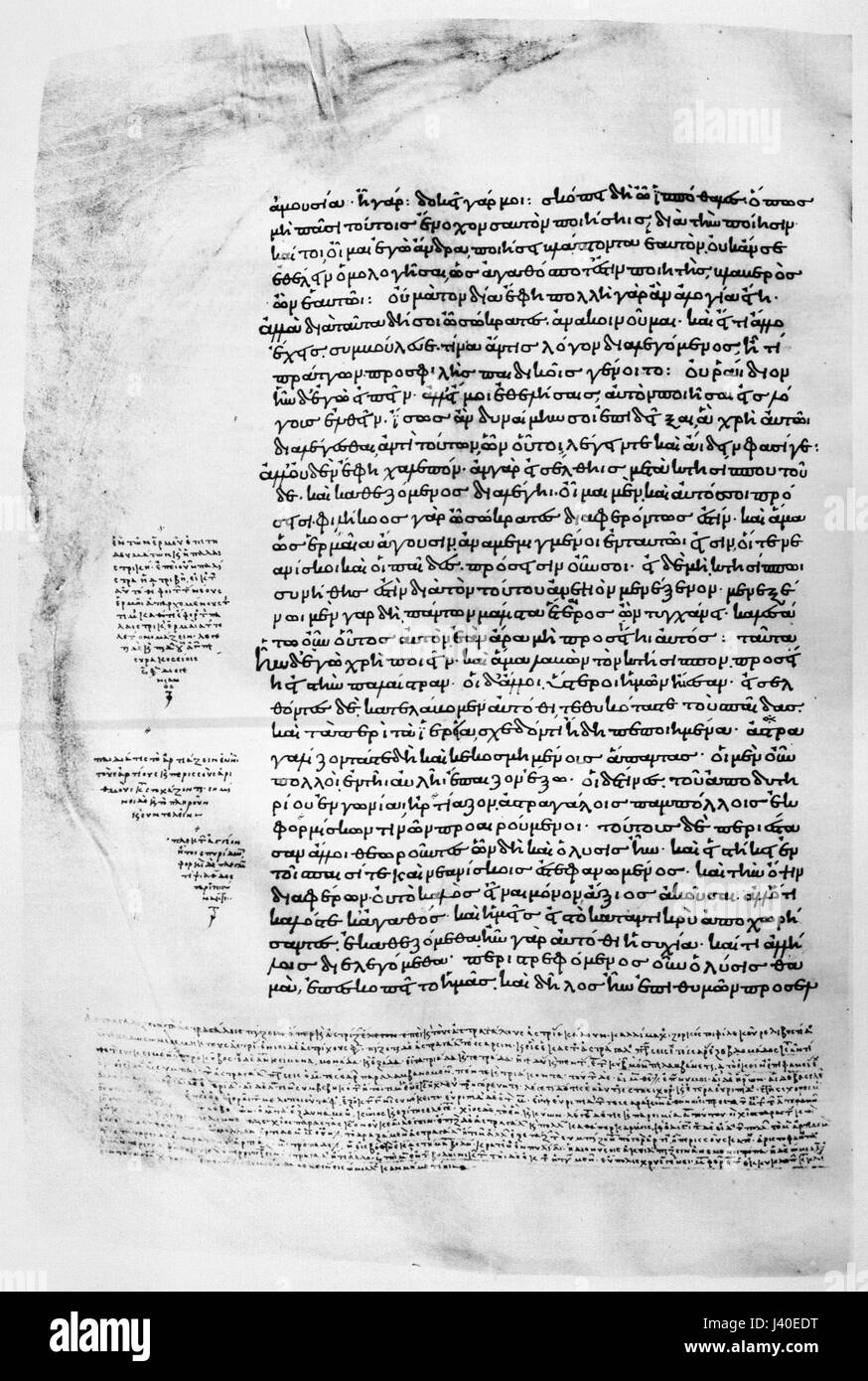 Marginalia lyse 1. Clarke Platon Banque D'Images