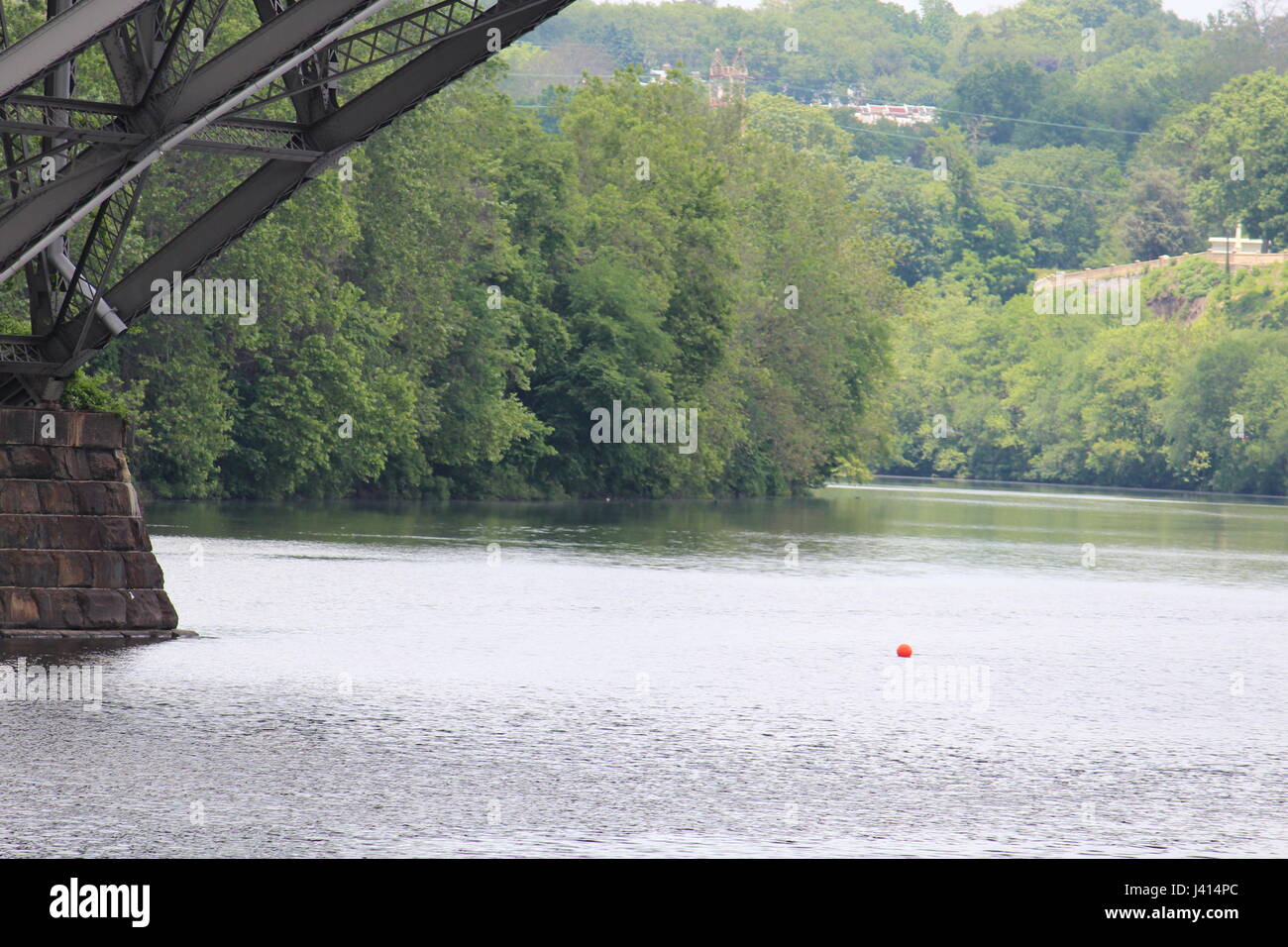 La rivière Schuylkill à East Fairmount Park Philadelphia Banque D'Images