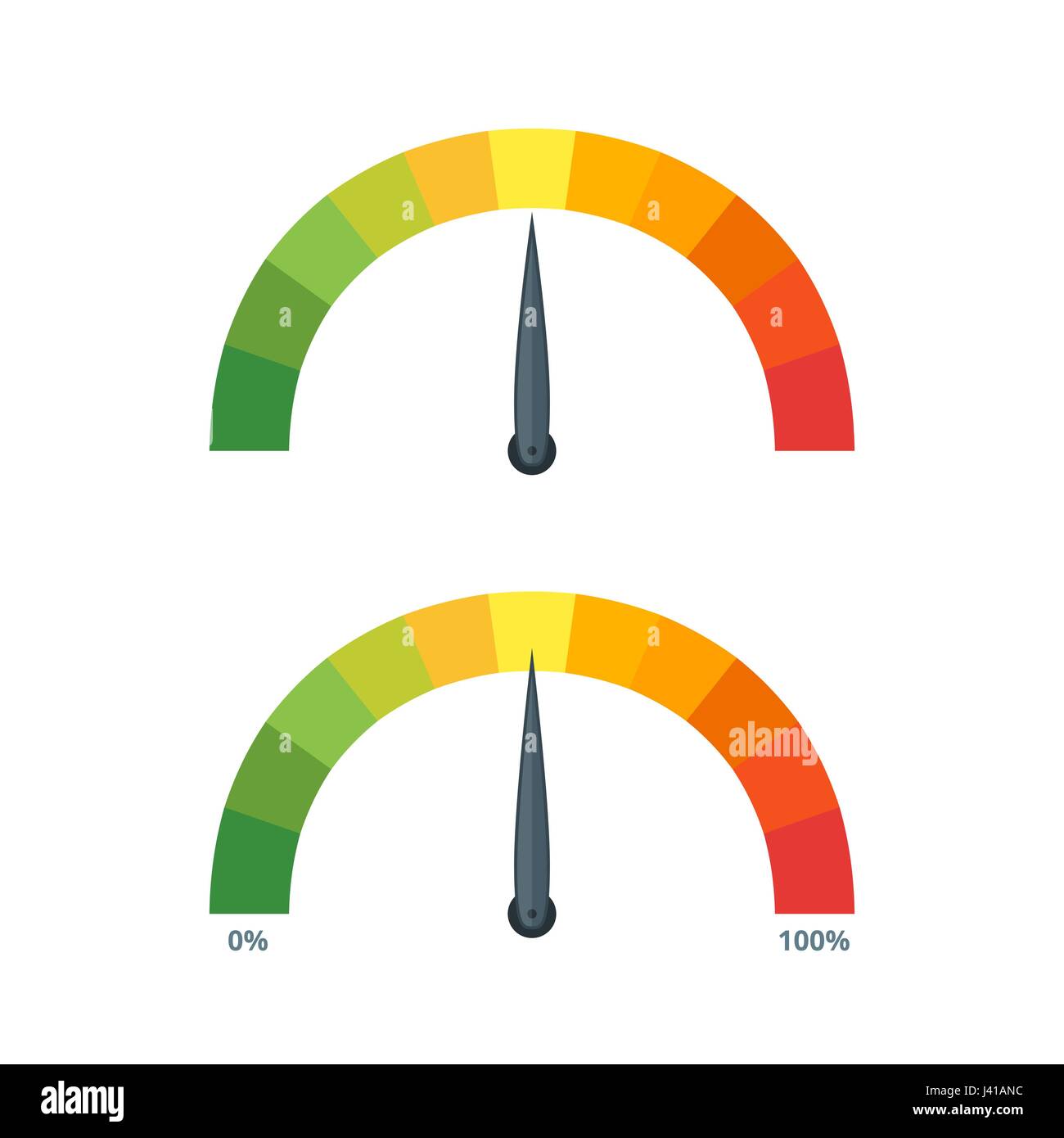 Mesure de vitesse d'icônes. Vector Illustration. Illustration de Vecteur